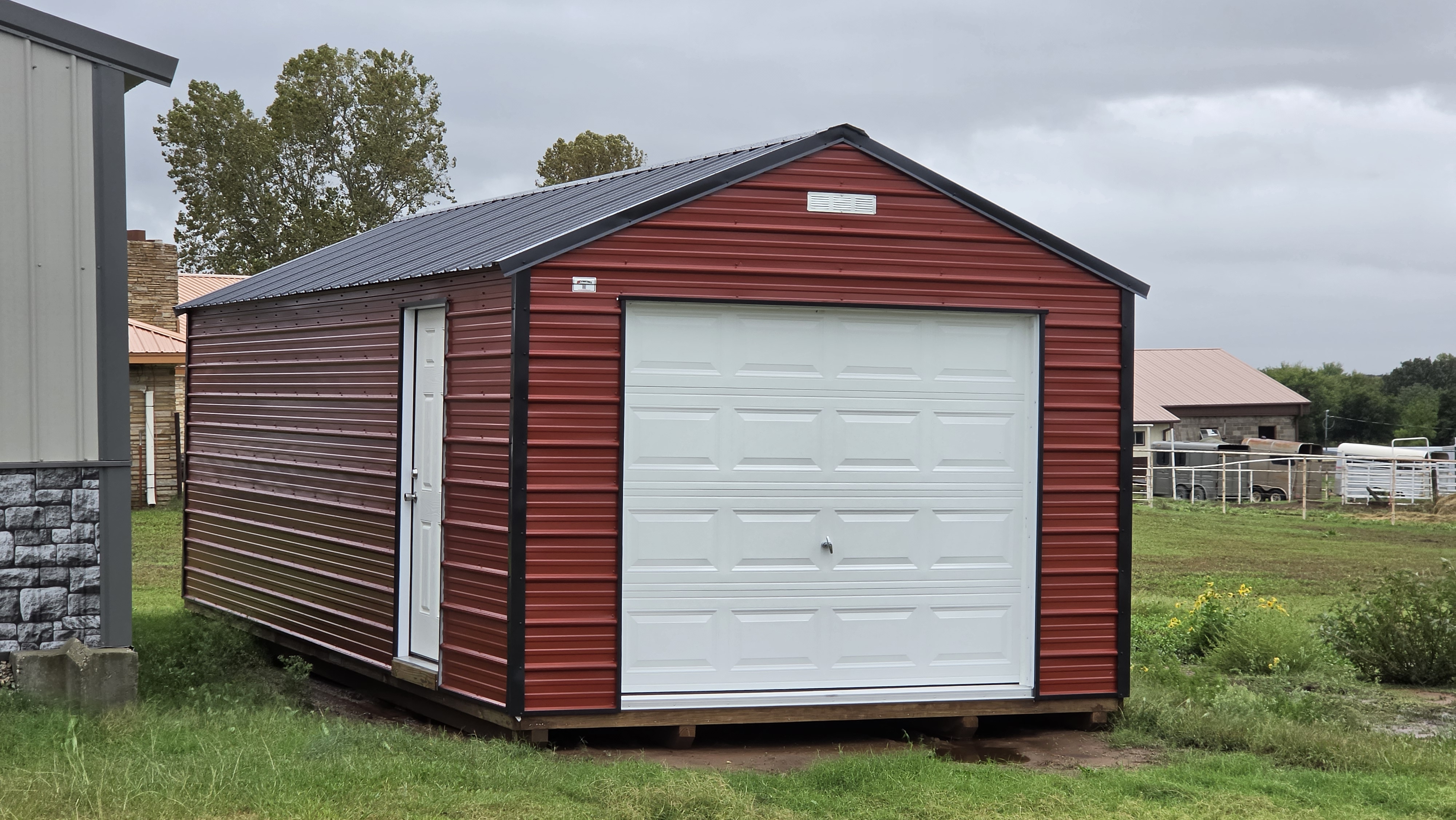 Metal Portable Garage 12 x 28